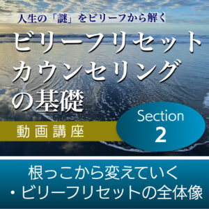 根っこから変えていく・ビリーフリセットの全体像 【ビリーフリセット・カウンセリングの基礎】Section2単品